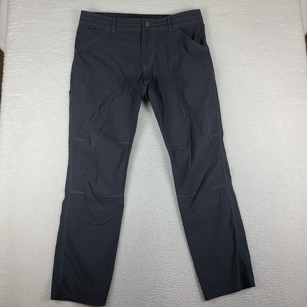KUHL Pants Mens 38x34 Dark Gray Renegade Lightweight Activewear Performance 5120